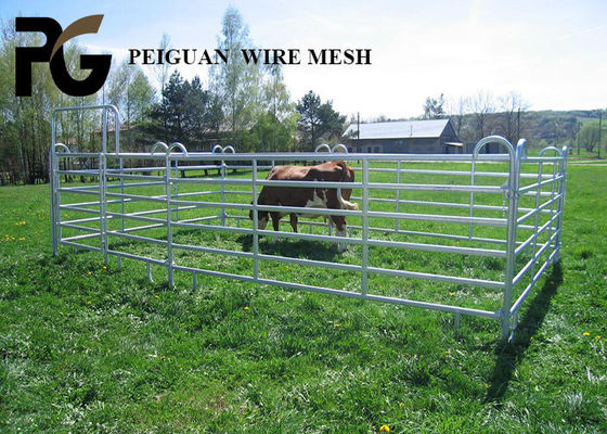 Heiße eingetauchte galvanisierte Vieh-Yard-Platte, Bauernhof-Metallpferdezaun Panels